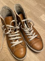 Converse All Star Leder Winter Schuhe Gr. 40/6.5 Braun