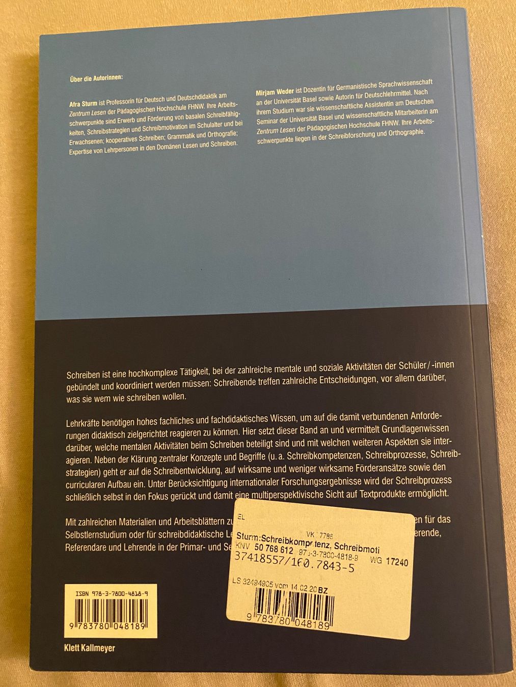 Livres: Lehrmittel PH: Schreibkompetenz, -motivation, -förderung – D'occasion à Oberhasli par and_zl72 1