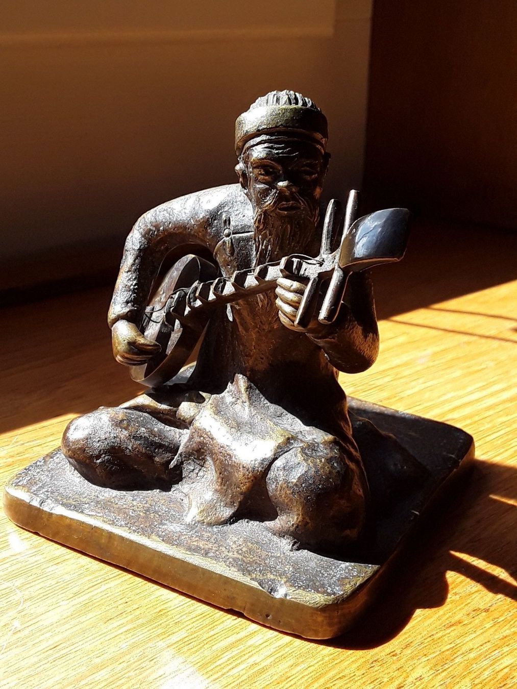 Sculture & Statue: Bronze Mandolinespieler China ca1900 – Usato da Zürich venduto da sanwit 1