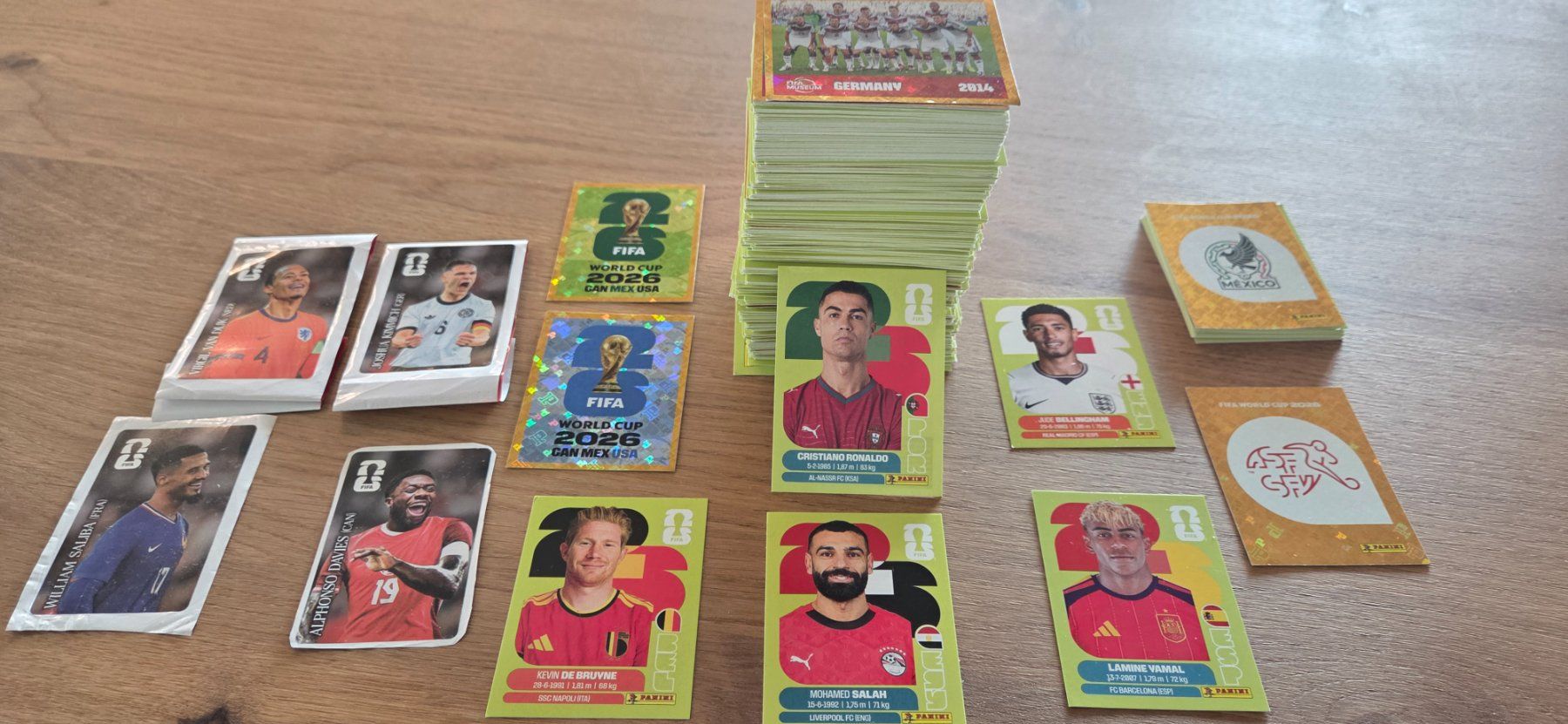 Panini Carte collezionabili: 446 cartes différentes, dont Ronaldo, + 4 CC + 21 doubles – Nuovo (secondo la descrizione) da Loveresse venduto da gen_zdx5