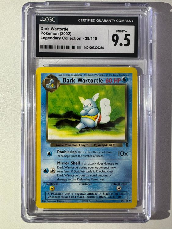 CGC 9.5 MINT+, Dark Wartortle, Legendary Collection 2002 | Kaufen auf ...