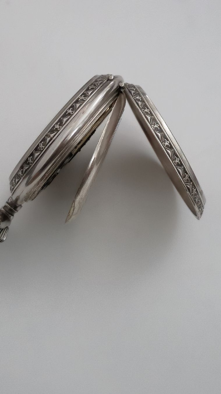 Uhren: Grosse Silbertaschenuhr, 62 mm, Top Zustand – Gebraucht aus Marbach SG von Zippo1401 8