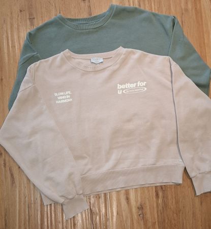 S & M Grösse, 2er SET Pullover für Mädchen