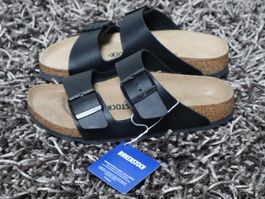 Birkenstock, Arizona, Gr. 38, schwarz, NEU