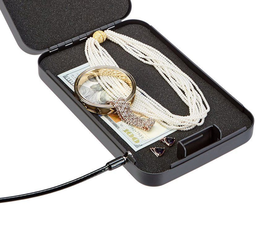 Geruchssichere Tasche Mit Zahlenschloss - 1680D Nylon, Wasserdicht 10x20x7,2cm