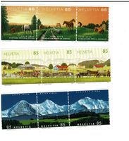 Berge / Kühe / Alpen 3 3er-Streifen **