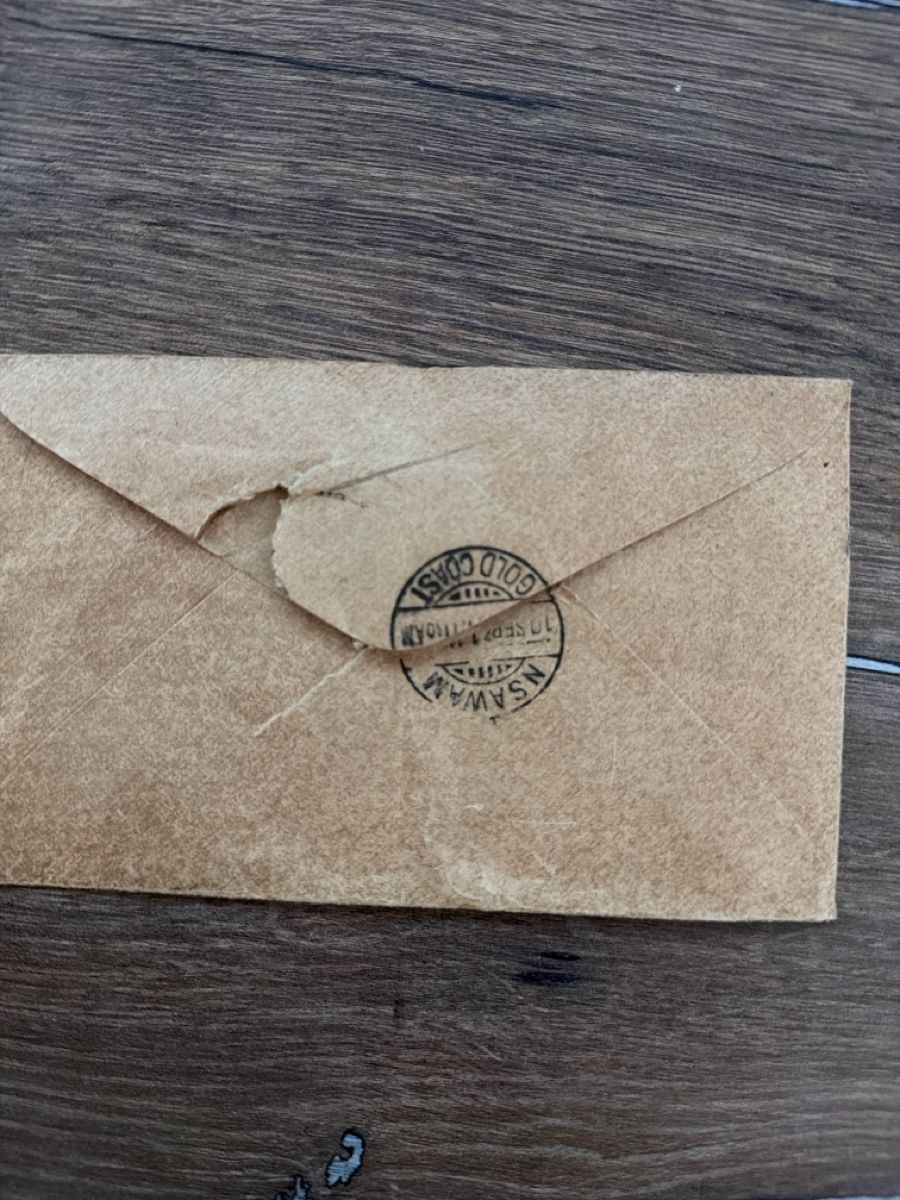 Alle Briefmarken: Historischer Gold Coast Brief nach Basel – Gebraucht aus Allschwil von mel_8fhf 4