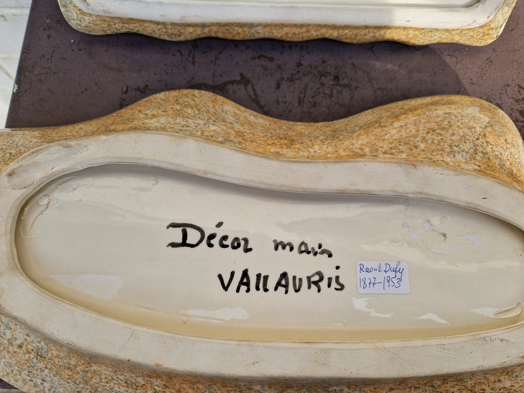 Coupes: céramique décor main vallauris – D'occasion à Seedorf BE par Stibutz 4
