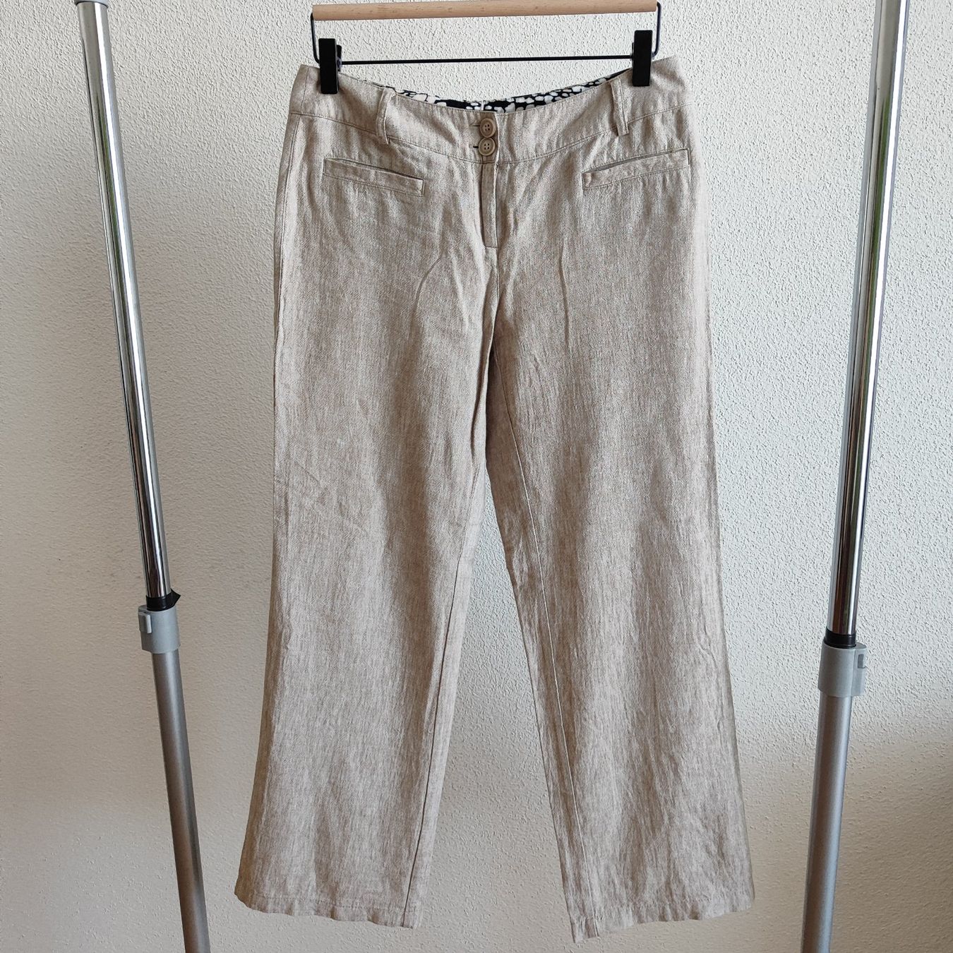 Pantaloni: Leinenmix Hose, Grösse 36 / 38 – Nuovo (secondo la descrizione) da Ruetihof venduto da Sunny-Summer
