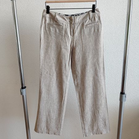 Leinenmix Hose, Grösse 36 / 38
