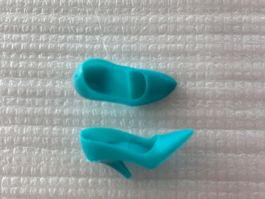 Vintage Barbie 1960s High Heels Japan Pink Closed Toe Shoes