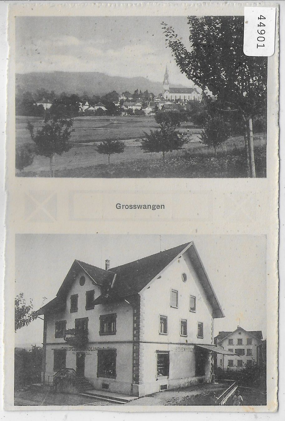 Cartoline postali: Grosswangen - Totalansicht - Milchhandlung – Usato da Ettingen venduto da Kartenplanet