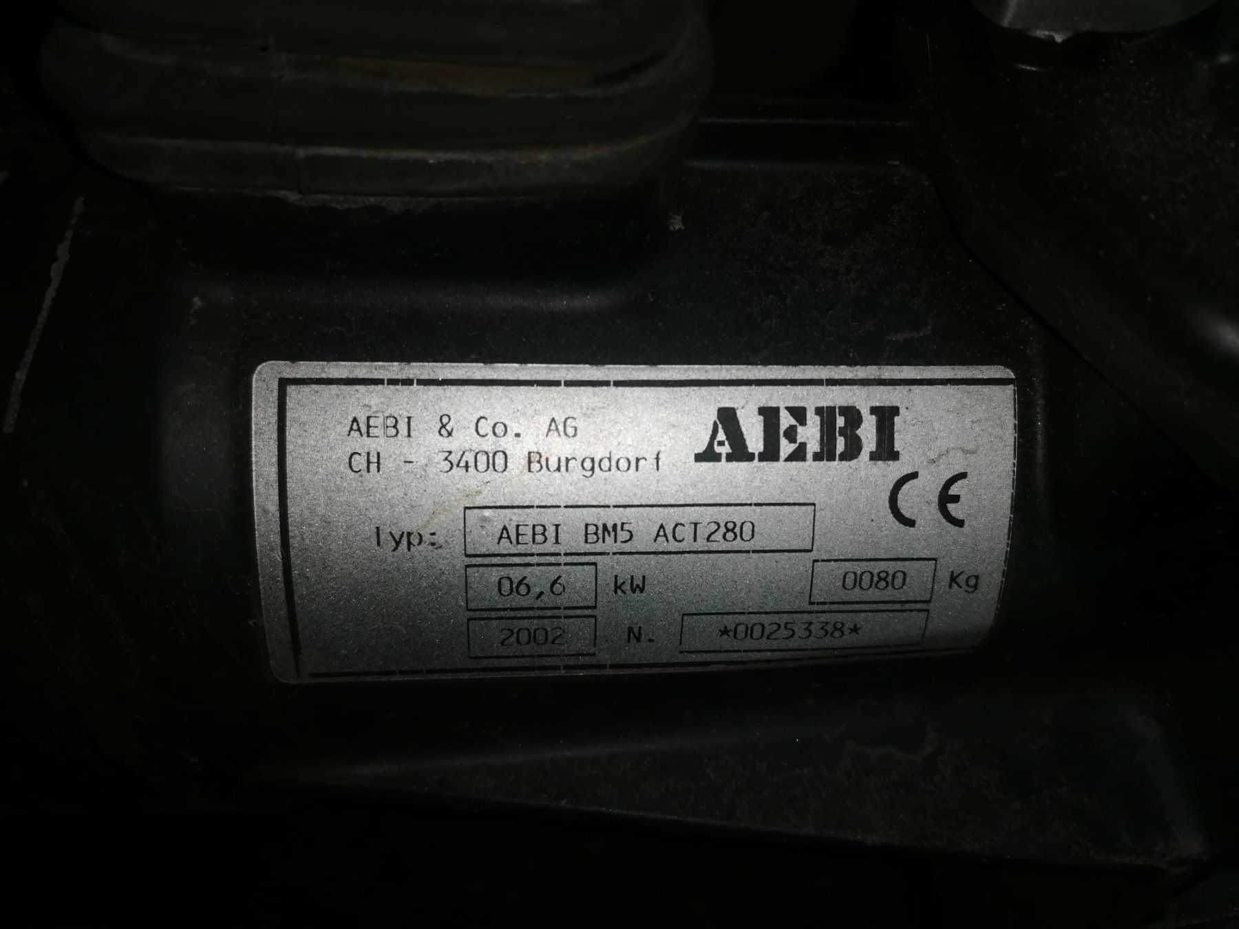 Aebi Tutte le macchine: Motormäher/ Mäher Aebi BM5 ACT 280 – Usato da Mels venduto da lad_8ctm 4