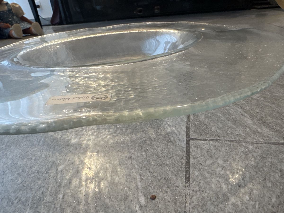Glasi Hergiswil Bicchieri: Grosse Glasschale MARE 50cm ROBERTO NIEDERER – Usato da Zürich venduto da azi_93g1 3