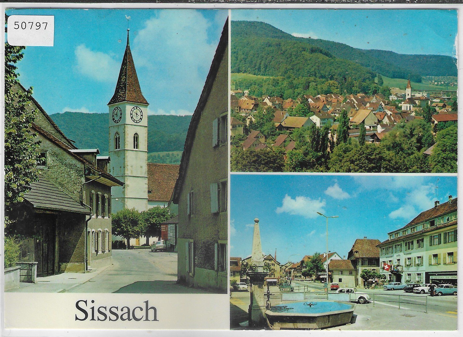 Cartoline postali: Sissach - Multiview – Usato da Ettingen venduto da Kartenplanet