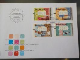 2001, FDC, Automatenmarken, Serie