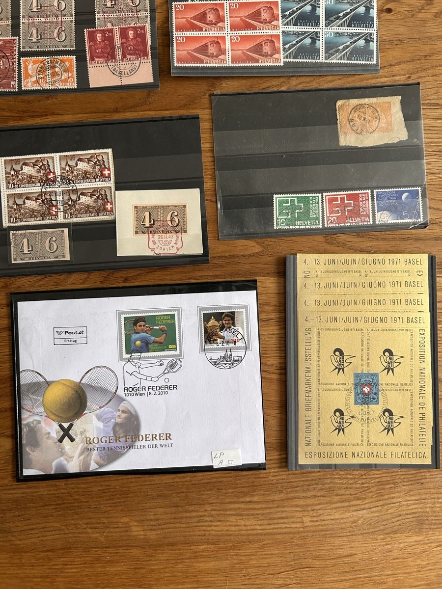 Tutti i francobolli: Briefmarken Sammlung Schweiz, Alt und Neu – Usato da Zürich venduto da jasmin011 3