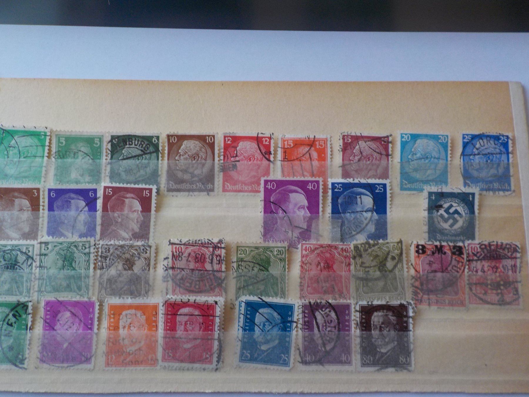 Alle Briefmarken: Europa, Deutsches Reich, div. Marken – Gebraucht aus Muri b. Bern von Ricardoverkauf