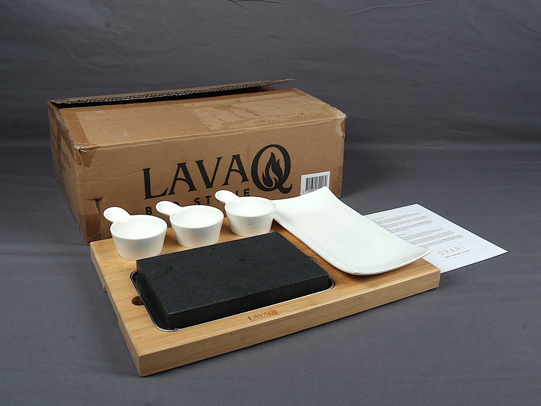 Set di piatti: LAVA BBQ Stone Set – Usato da Steinen venduto da Restwert_Steinen 1