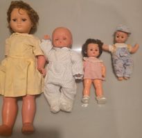 4 Poupées Bébé - Ferment les yeux quand couchés