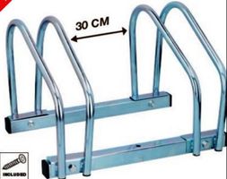Fahrrad- Veloständer für 2 Fahrräder Wand- oder Bodenmontage