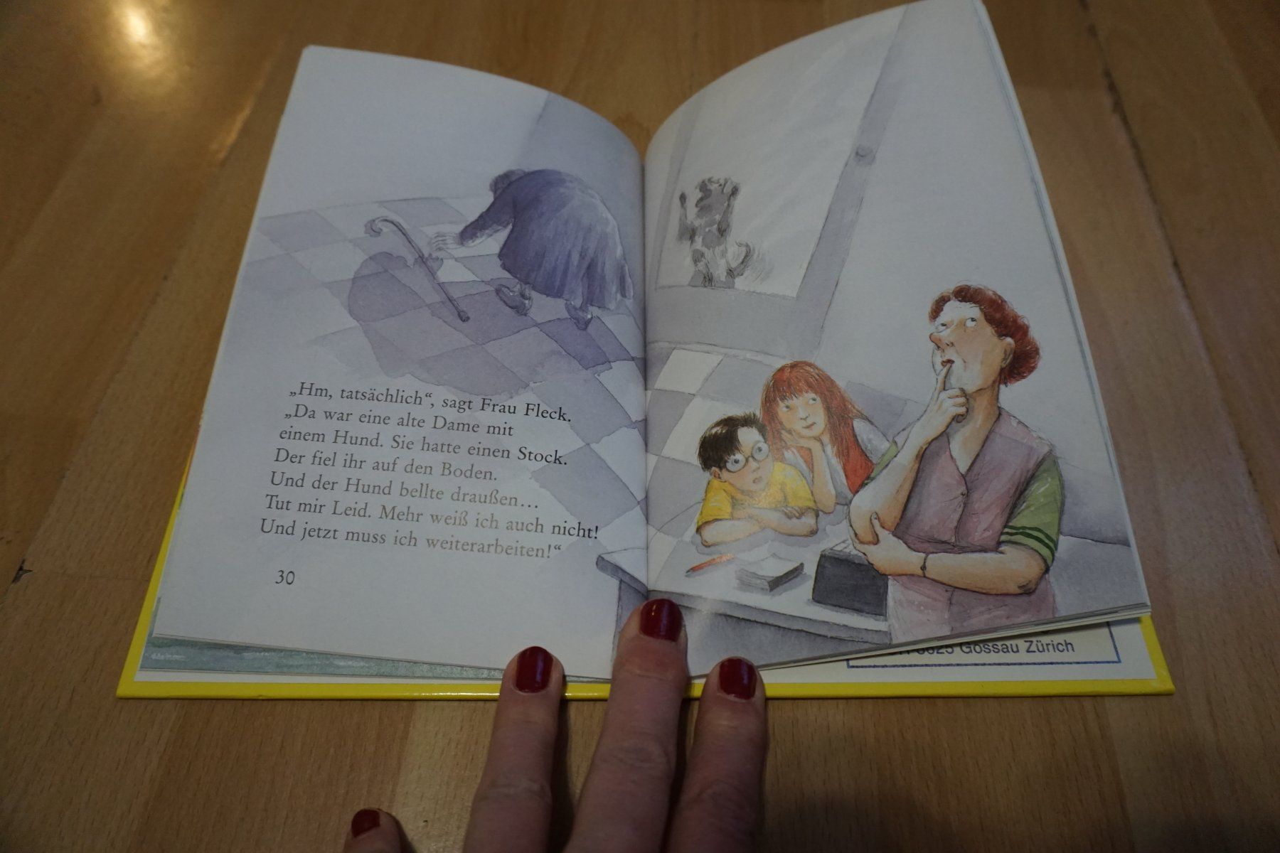 Livres: "Der Mann mit dem schwarzen Handschuh" - Kinderbuch – D'occasion à Zürich par einalemjena 1