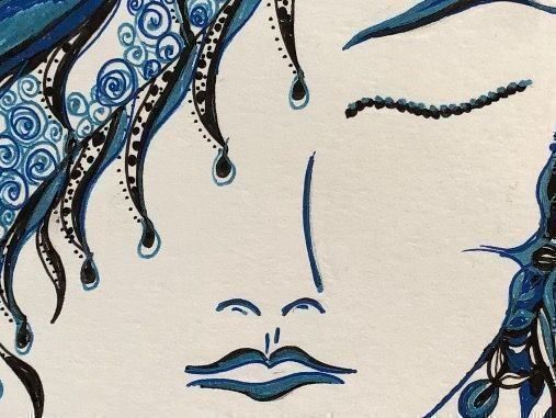 Gemälde: Lady Blue – Neu (gemäss Beschreibung) aus Uster von mef_6qpg 8