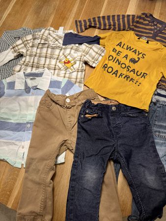 Boys' Clothes Bundle: Shirts, Trousers, Gr. 86