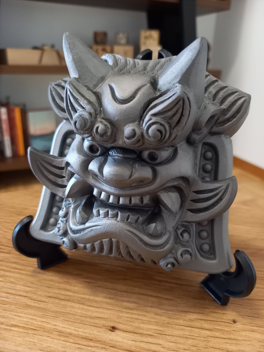 Sculture & Statue: Japanische "ONI Dachziegel" Skultur – Nuovo (secondo la descrizione) da Caslano venduto da scent_of_japan