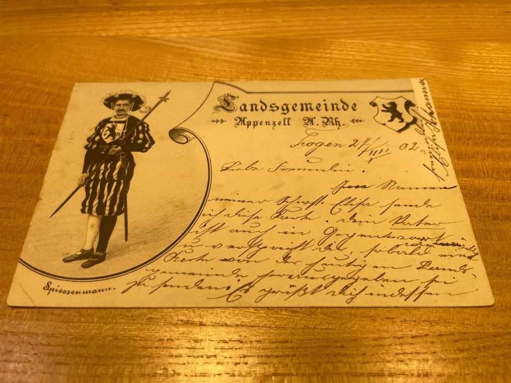 Alte Postkarte Landsgemeinde Appenzell 1902 | Kaufen auf Ricardo