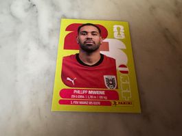 Panini Sticker FIFA Fussball WM 2026 Philipp Mwene AUT 8