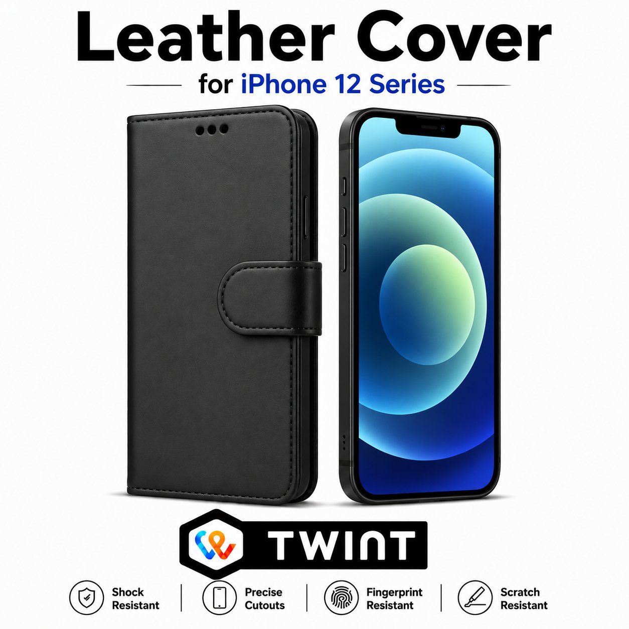Cover & Protezioni schermo: iPhone 12 / 12 Pro / 12 Pro Max Leder Wallet Hülle Etui Case – Nuovo e nell'imballaggio originale da Luzern venduto da MobiStore11