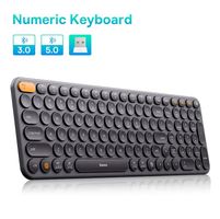 Baseus Tastatur Keyboard Bluetooth + 2.4 / 5 GhZ, kabellos