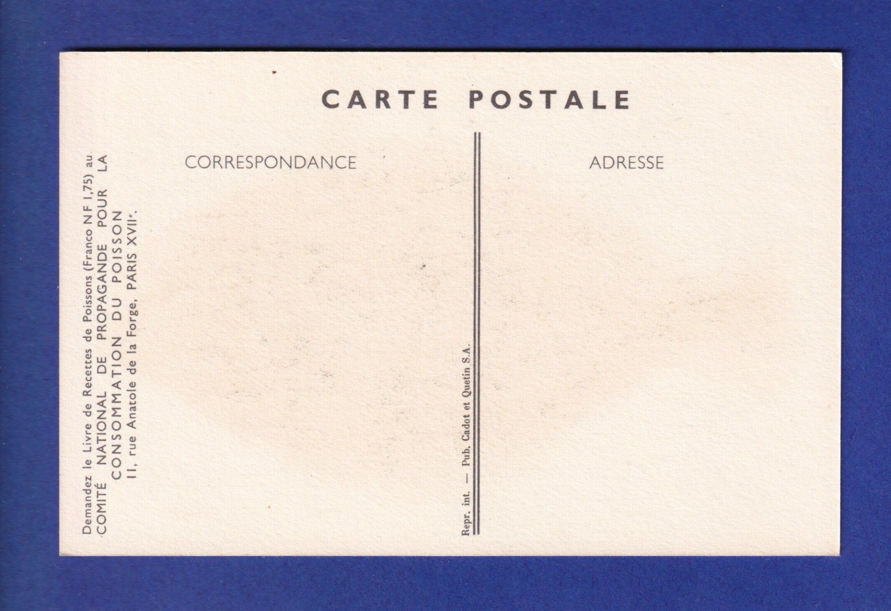 Cartoline postali: Poisson - LIMANDE SOLE dite Limandelle – Usato da Pully venduto da nicecards-shop 1