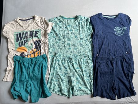 3 kurzärmelige Pyjama Gr 164