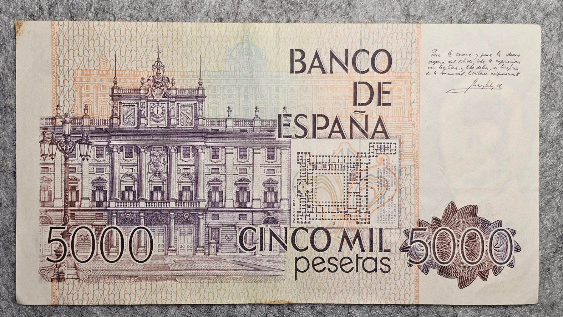 Banconote: Espagne - 1979 - 5000 pesetas – Usato da Bullet venduto da NVnumismatics 1
