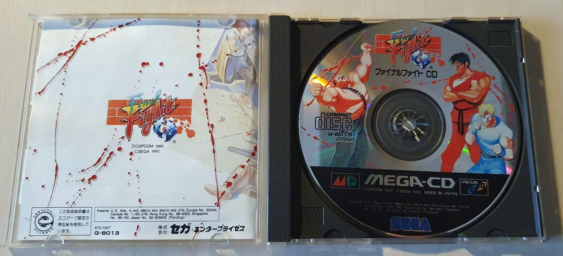 Sega Giochi: FINAL FIGHT - SEGA MEGA CD - Japan - w/Spine – Usato da Sonvilier venduto da Takou 4