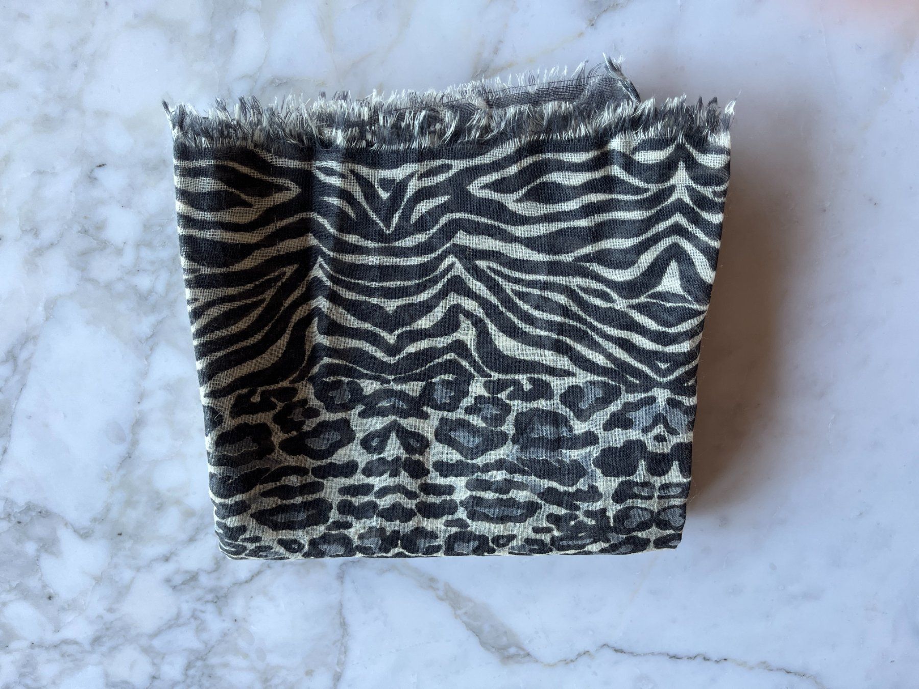 Foulard & Sciarpe: Schal/grau/ blau/beige gemustert – Nuovo (secondo la descrizione) da Bern venduto da cubus01 2