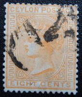 Ceylon Kat. 47 gest. inverted WZ 1872 Kat. 250 £