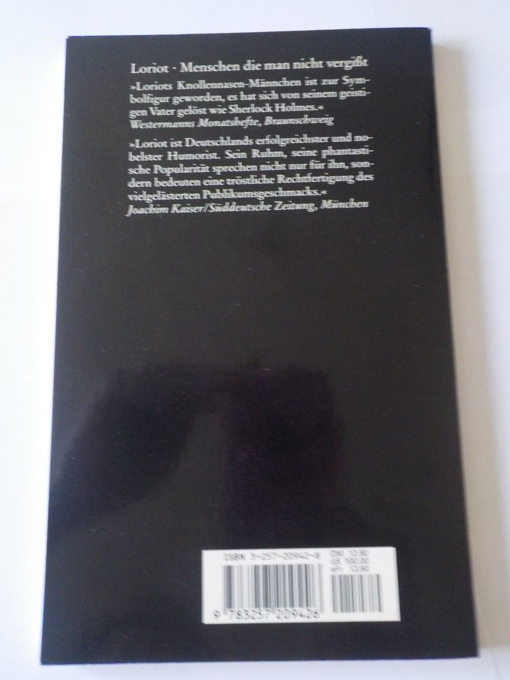 Bücher: Loriot, Menschen die man nicht vergisst... – Gebraucht aus Muri b. Bern von Salobre 1