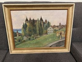Peinture de château de Grandson 