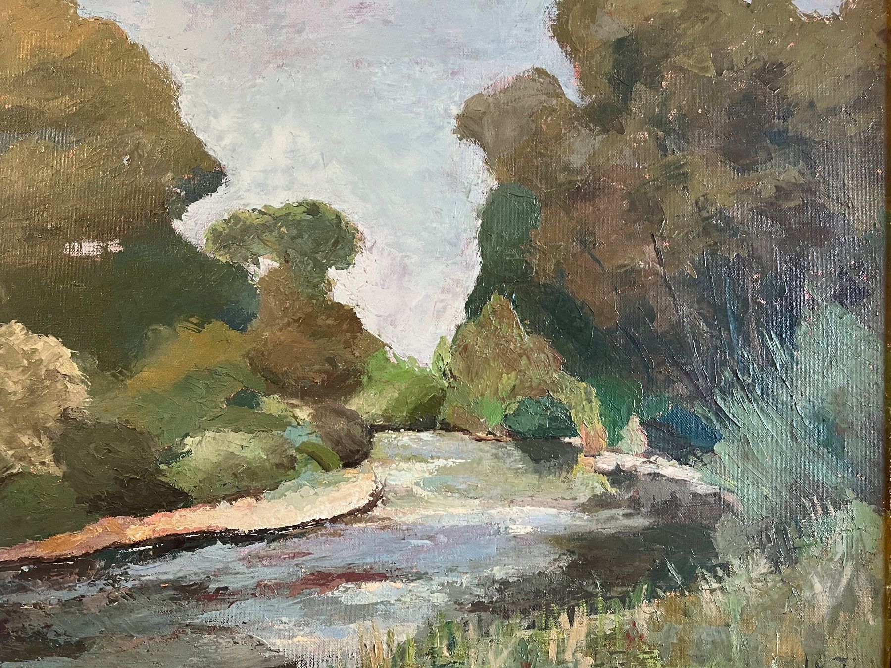 Dipinti: JS 1972 Landschaftbild Original Gemälde – Usato da Basel venduto da PAUL_ART 6