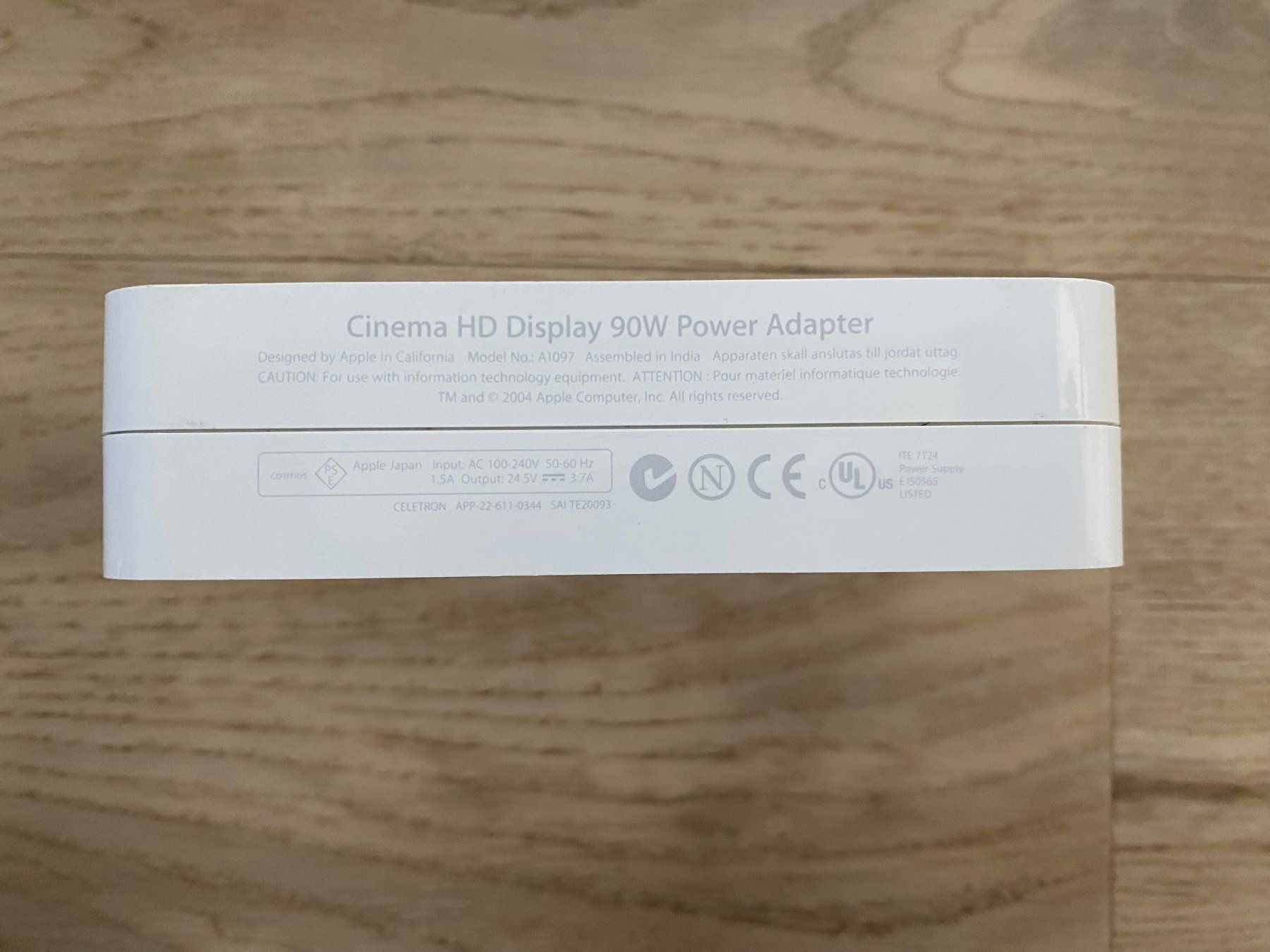 Apple Caricabatterie: Original Apple Cinema Display 90W Netzteil A1097 Adapter – Usato da Wetzikon ZH venduto da BackToRetro 1