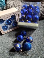 Weihnachtskugeln blau