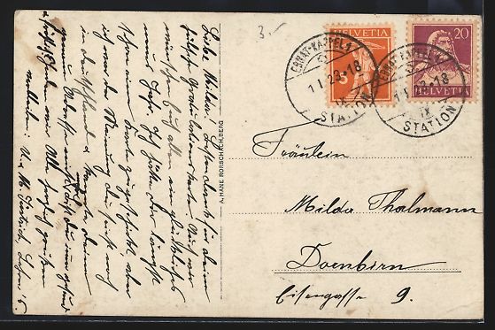 Cartoline postali: AK Kappel /Togg., Teilansicht mit Kirche – Usato da Berlin venduto da bartko-reher 1