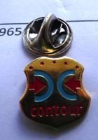 Pin contour  goldfarbig