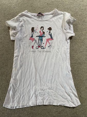 T-shirt weiss 13-14