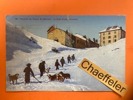 1933 138 Hospice du Grand St. Bernard - Arrivée d‘une ..