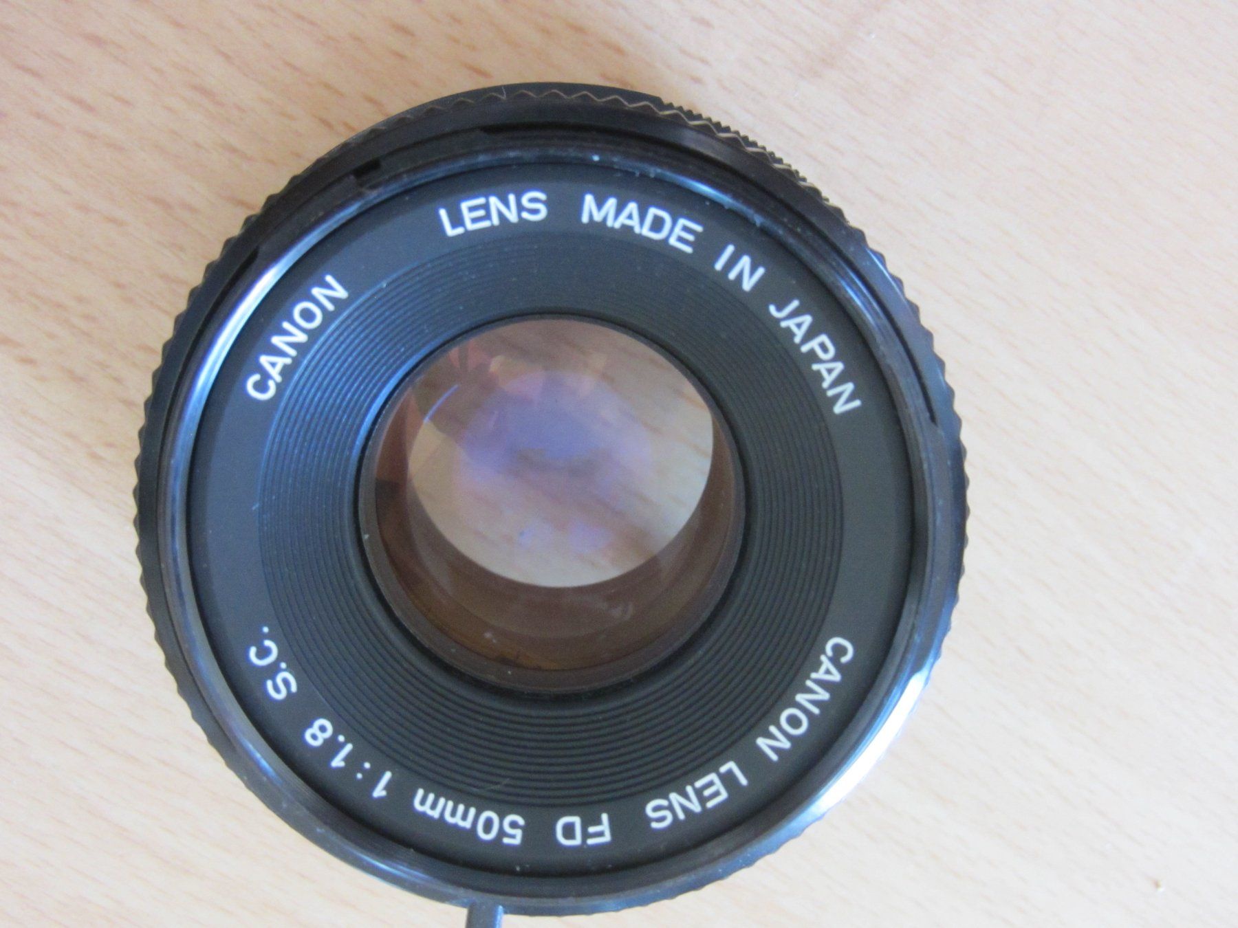 Canon Obiettivi: Objektiv CANON FD 50 / 1:1.8 S.C. – Usato da Beringen venduto da bimbo1109 5