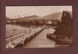 GENEVE - Pont du Mont Blanc - 1923